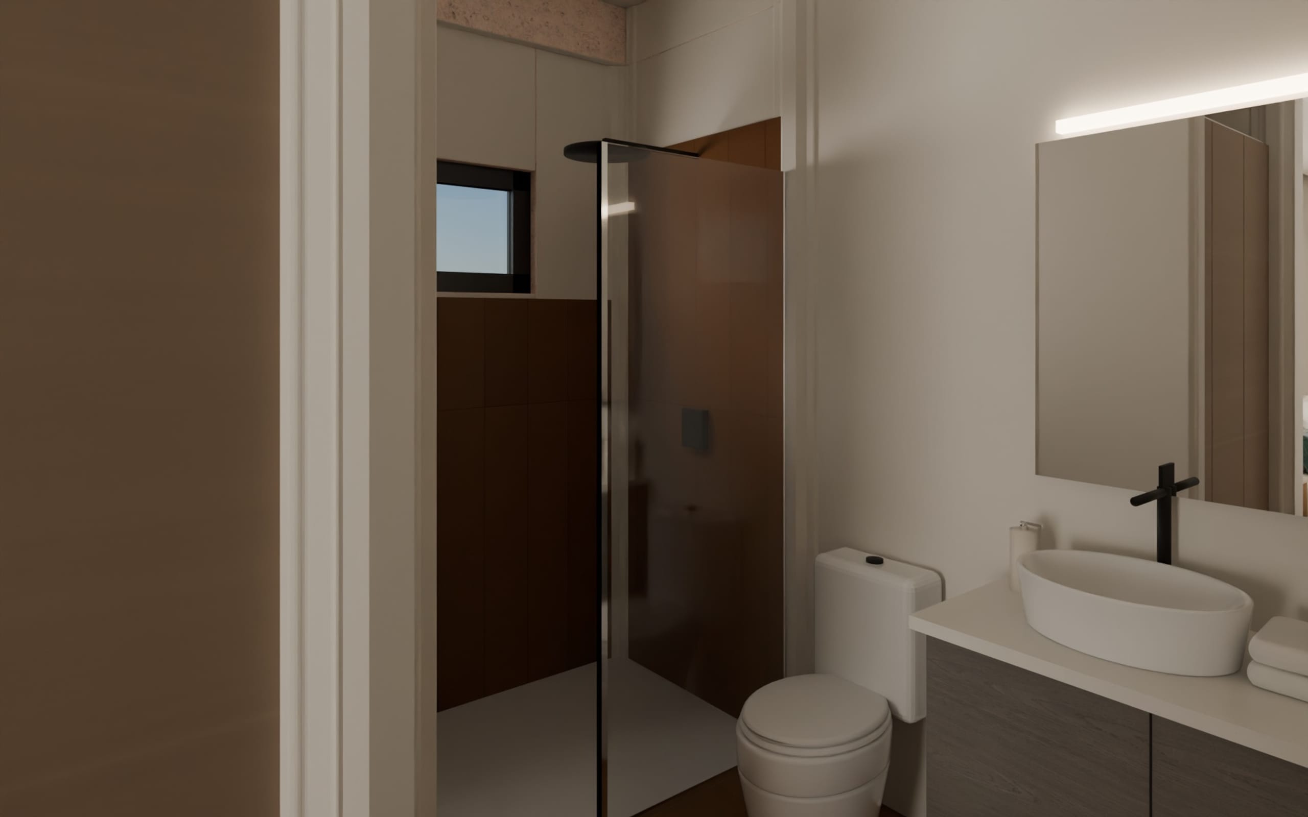 Reference interior: primary bathroom